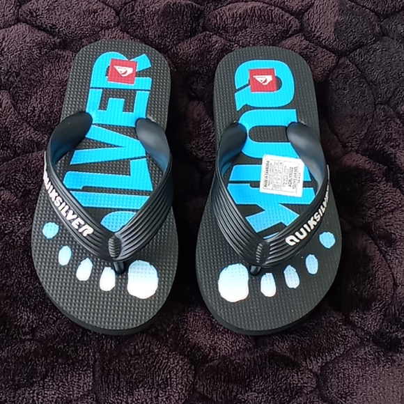 QuickSilver Youth Java Action Logo Flip Flop - Picture 4 of 13